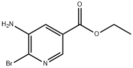3-Pyridinecarboxylic acid, 5-amino-6-bromo-, ethyl ester Structure