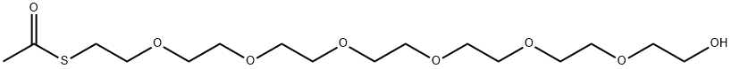 AcS-PEG7-OH, 1379453-43-6, 结构式