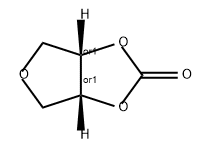 Furo[3,4-d]-1,3-dioxol-2-one, tetrahydro-, (3aR,6aS)-rel- Struktur