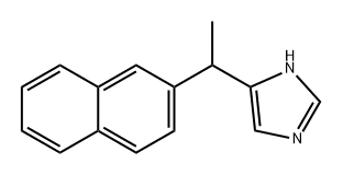 1H-Imidazole, 5-[1-(2-naphthalenyl)ethyl]- Structure