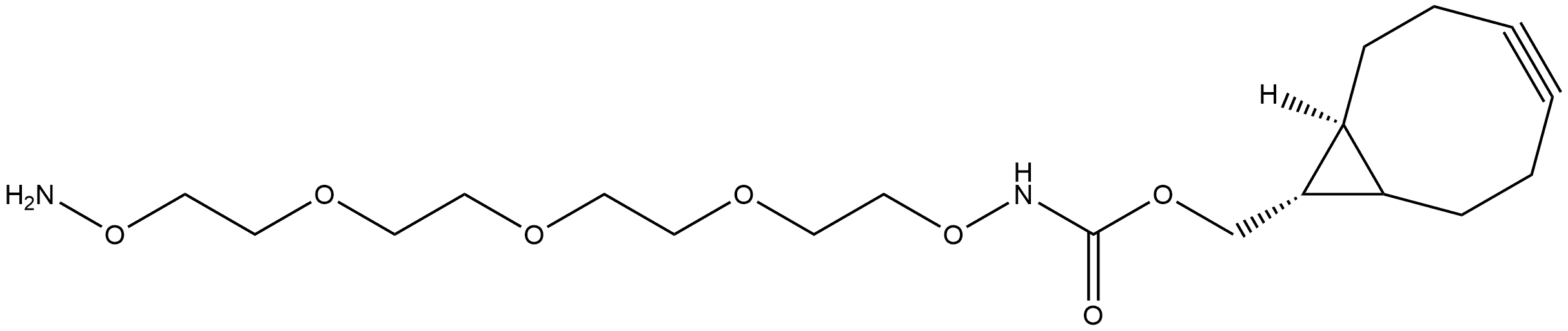 1379799-42-4 3,6,9,12-Tetraoxa-2-azatetradecanoic acid, 14-(aminooxy)-, (1α,8α,9α)-bicyclo[6.1.0]non-4-yn-9-ylmethyl ester