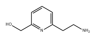 2-Pyridinemethanol, 6-(2-aminoethyl)- Struktur