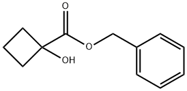 Cyclobutanecarboxylic acid, 1-hydroxy-, phenylmethyl ester,1380111-07-8,结构式