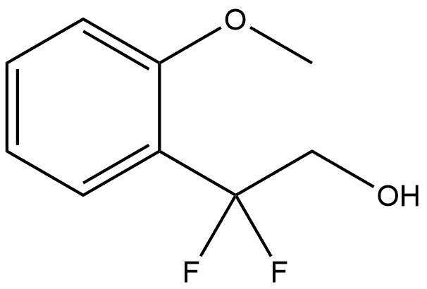 2，2-difluoro-2-(2-methoxyphenyl)ethan-1-ol, 1380202-51-6, 结构式