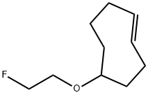 (1E)-5-(2-Fluoroethoxy)cyclooctene,1380410-13-8,结构式
