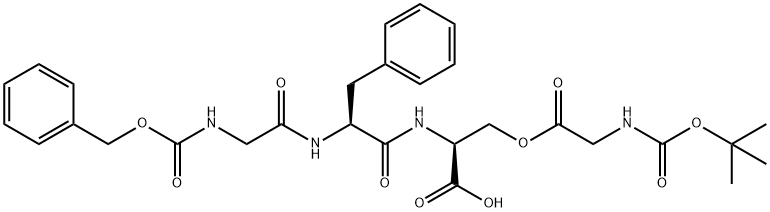 L-Serine, N-[(phenylmethoxy)carbonyl]glycyl-L-phenylalanyl-O-[N-[(1,1-dimethylethoxy)carbonyl]glycyl]-