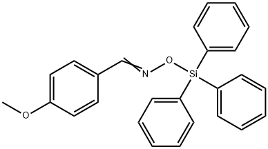 Benzaldehyde, 4-methoxy-, O-(triphenylsilyl)oxime,1380547-55-6,结构式