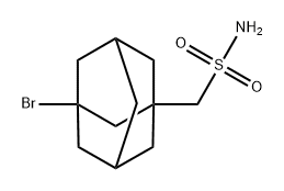 ((1S,5R)-3-BROMOADAMANTAN-1-基)甲磺酰胺 结构式