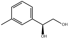 1,2-Ethanediol, 1-(3-methylphenyl)-, (1S)- Structure