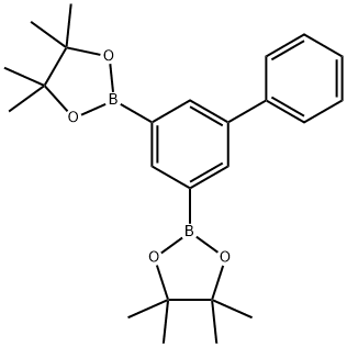 1,3,2-Dioxaborolane, 2,2'-[1,1'-biphenyl]-3,5-diylbis[4,4,5,5-tetramethyl- Structure