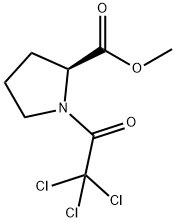 Proline, 1-(trichloroacetyl)-, methyl ester (9CI) 结构式