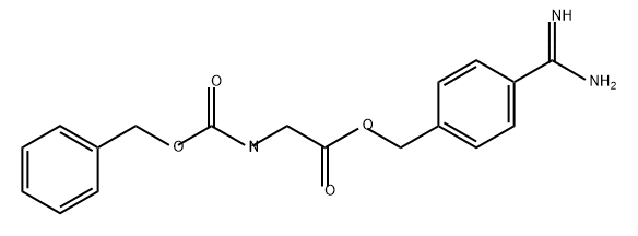 Glycine, N-[(phenylmethoxy)carbonyl]-, [4-(aminoiminomethyl)phenyl]methyl ester