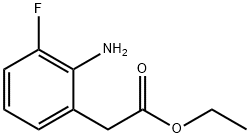 Benzeneacetic acid, 2-amino-3-fluoro-, ethyl ester 结构式