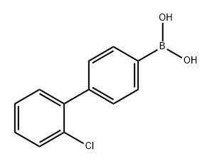 Boronic acid, B-(2'-chloro[1,1'-biphenyl]-4-yl)- Struktur