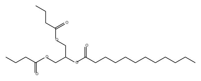 Dodecanoic acid, 2-(1-oxobutoxy)-1-[(1-oxobutoxy)methyl]ethyl ester