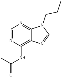 N-(9-Propyl-9H-purin-6-yl)acetamide 结构式