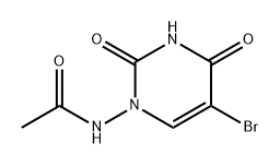 Acetamide, N-(5-bromo-3,4-dihydro-2,4-dioxo-1(2H)-pyrimidinyl)- Struktur