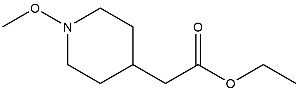 Ethyl 1-methoxy-4-piperidineacetate Structure