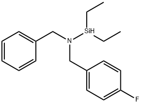 Silanamine, 1,1-diethyl-N-[(4-fluorophenyl)methyl]-N-(phenylmethyl)-