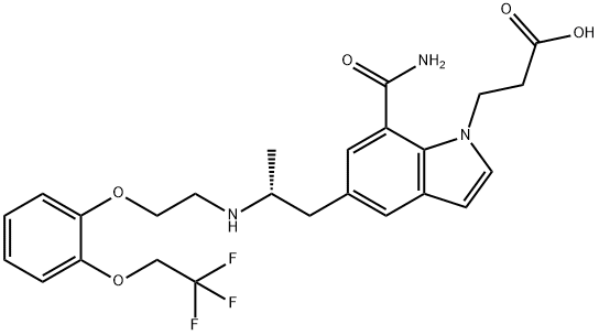 Silodosin Impurity 18, 1384966-05-5, 结构式