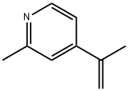 Pyridine, 2-methyl-4-(1-methylethenyl)- Struktur