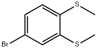 Benzene, 4-bromo-1,2-bis(methylthio)- Struktur