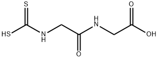 Glycine, N-[[(dithiocarboxy)amino]acetyl]- (9CI) Structure