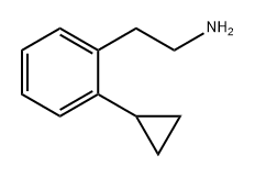 BENZENEETHANAMINE, 2-CYCLOPROPYL-,1388023-22-0,结构式