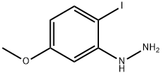 Hydrazine, (2-iodo-5-methoxyphenyl)- Struktur