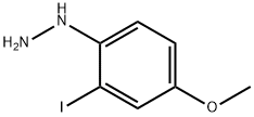 Hydrazine, (2-iodo-4-methoxyphenyl)- Struktur