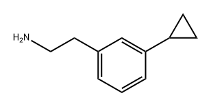 BENZENEETHANAMINE, 3-CYCLOPROPYL-, 1388057-55-3, 结构式