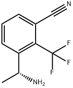 Benzonitrile, 3-[(1R)-1-aminoethyl]-2-(trifluoromethyl)- Struktur