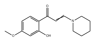 2-Propen-1-one, 1-(2-hydroxy-4-methoxyphenyl)-3-(1-piperidinyl)-