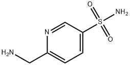3-Pyridinesulfonamide, 6-(aminomethyl)- Struktur