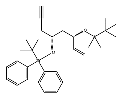 4,8-Dioxa-3,9-disilaundecane, 5-ethenyl-2,2,3,3,10,10-hexamethyl-9,9-diphenyl-7-(2-propyn-1-yl)-, (5S,7R)-