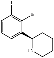 2-(2-bromo-3-iodophenyl)piperidine Struktur