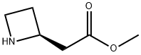 (S)-氮杂环丁烷-2-基-乙酸甲酯 结构式