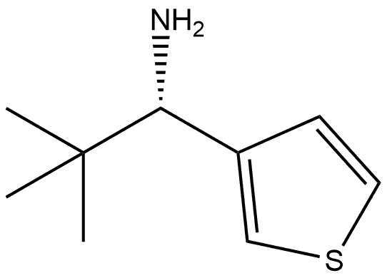 (1S)-2,2-DIMETHYL-1-(3-THIENYL)PROPYLAMINE 结构式