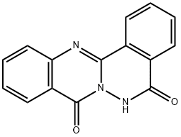 6H-phthalazino[1,2-b]quinazoline-5,8-dione Struktur