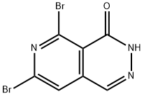 Pyrido[3,4-d]pyridazin-4(3H)-one, 5,7-dibromo- Structure