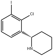 2-(2-chloro-3-iodophenyl)piperidine Struktur