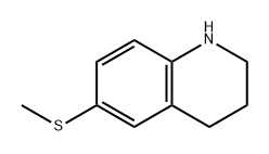 Quinoline, 1,2,3,4-tetrahydro-6-(methylthio)- Structure