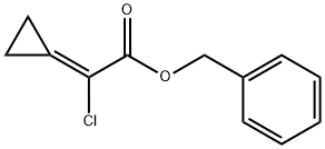 Acetic acid, 2-chloro-2-cyclopropylidene-, phenylmethyl ester