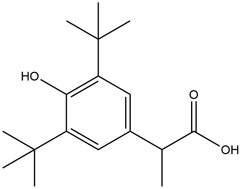 Benzeneacetic acid, 3,5-bis(1,1-dimethylethyl)-4-hydroxy-α-methyl-