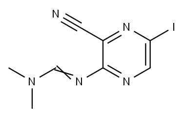 Methanimidamide, N'-(3-cyano-5-iodo-2-pyrazinyl)-N,N-dimethyl-