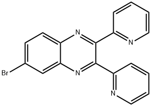 6-bromo-2,3-di(pyridin-2-yl)quinoxaline Structure