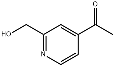 2-羟甲基-4-乙酰吡啶 结构式