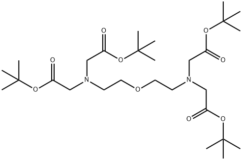 6,12-Dioxa-3,9-diazatetradecanoic acid, 3,9-bis[2-(1,1-dimethylethoxy)-2-oxoethyl]-13,13-dimethyl-11-oxo-, 1,1-dimethylethyl ester Structure