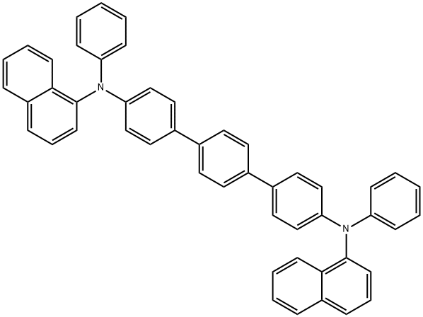 [1,1':4',1''-Terphenyl]-4,4''-diamine, N4,N4''-di-1-naphthalenyl-N4,N4''-diphenyl- Structure