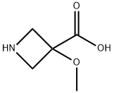 3-甲氧基氮杂环丁烷-3-羧酸 结构式